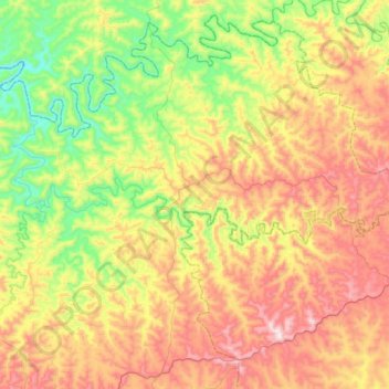 Marquinho topographic map, elevation, terrain