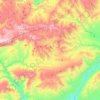 Ait Sedrate Jbel El Oulia topographic map, elevation, terrain