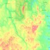 Central Aroostook topographic map, elevation, terrain
