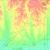 Saint Helena Parish topographic map, elevation, terrain