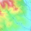 Klinský potok topographic map, elevation, terrain