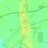 Brinkley topographic map, elevation, terrain