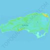 Rum Cay topographic map, elevation, terrain
