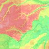 Tonantins topographic map, elevation, terrain