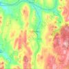 Monson topographic map, elevation, terrain