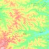 Nazaré topographic map, elevation, terrain