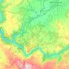 Sober topographic map, elevation, terrain