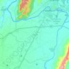Flandes topographic map, elevation, terrain