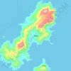 浮鹰岛 topographic map, elevation, terrain