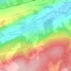 Gaspereau topographic map, elevation, terrain