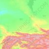 Chu topographic map, elevation, terrain