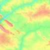 Pescueza topographic map, elevation, terrain