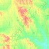 Chickasaw County topographic map, elevation, terrain