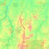 Rondolândia topographic map, elevation, terrain