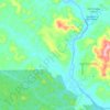 Cachaço topographic map, elevation, terrain
