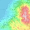 Municipal Unit of Patras topographic map, elevation, terrain