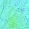 Ampel topographic map, elevation, terrain