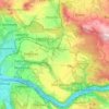 Lohmen topographic map, elevation, terrain