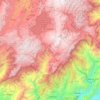 Aquitania topographic map, elevation, terrain