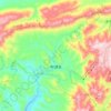 中湖乡 topographic map, elevation, terrain