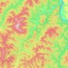 Будюмкан topographic map, elevation, terrain