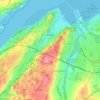 Bangor topographic map, elevation, terrain