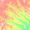 Itarumã topographic map, elevation, terrain