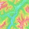 Pieve di Cadore topographic map, elevation, terrain