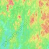 Värnamo kommun topographic map, elevation, terrain