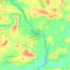 Menominee River State Recreation Area- Pemene Falls Unit topographic map, elevation, terrain
