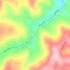 South Woodstock topographic map, elevation, terrain