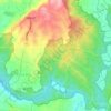Nglipar topographic map, elevation, terrain