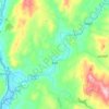 Bath topographic map, elevation, terrain