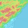 Toucheng Township topographic map, elevation, terrain