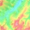 Chevannes topographic map, elevation, terrain