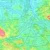 Lotte topographic map, elevation, terrain