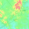 Taquarana topographic map, elevation, terrain