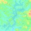 Blliuhe Reservoir topographic map, elevation, terrain