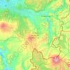 Parque Nacional Villarrica topographic map, elevation, terrain