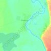 Esil River topographic map, elevation, terrain