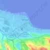 Sumgayit topographic map, elevation, terrain