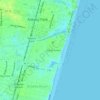 Ocean Grove topographic map, elevation, terrain