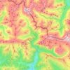 Torla-Ordesa topographic map, elevation, terrain