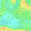 Clou-Bouchet topographic map, elevation, terrain