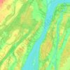 Lanoraie topographic map, elevation, terrain