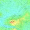 Telford and Wrekin topographic map, elevation, terrain