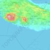Sancti Spiritus topographic map, elevation, terrain