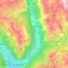 Val-des-Prés topographic map, elevation, terrain