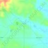 Dixon topographic map, elevation, terrain