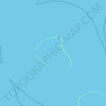 Kauehi topographic map, elevation, terrain